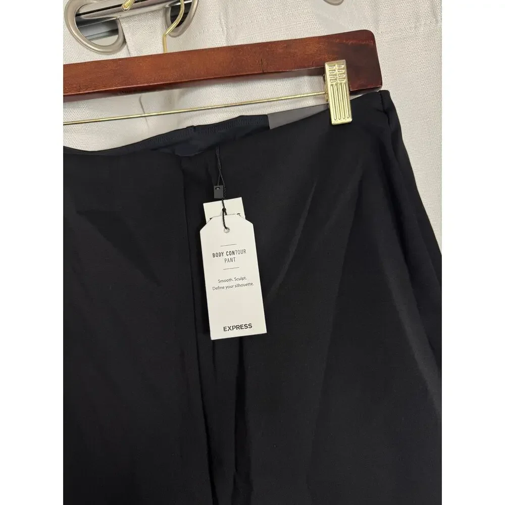 Express Body Contour Wide Leg Pants High Rise Sculpt Compression NWT - Picture 2 of 6